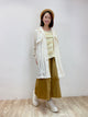 2210033 PG Lace Trench Coat - White
