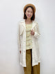 2210033 PG Lace Trench Coat - White