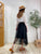 2304009 BM Check Mesh Patchwork Top - WHITE