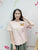 2204040 SP Animal Embroidery Pocket Top - Pink