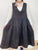 2210106 JP V-Neck Baby Cotton Tiered Dress - Black