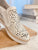 AP6110 Laser Cut Plant Slip-on Shoes