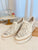 AP6110 Laser Cut Plant Slip-on Shoes