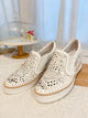 AP6110 Laser Cut Plant Slip-on Shoes