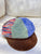 2101069  Mixed Colour Patterned News Boy Cap