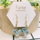 FBPA001 FB Pearl Floral Crochet Pierced Earrings