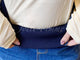 2003042 HL elastic waistband denim shorts
