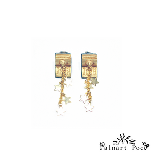 1001PA424 Palnart Poc - Emchant Pierced Earrings