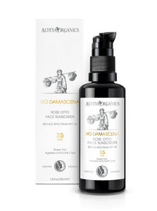 AL017 ALTEYA ORGANICS Organic Rose Otto Face Sunscreen 有機奧圖玫瑰抗氧防曬面霜 SPF 25 [50ml]