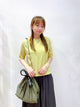 2303061 MMO Jacquard Top - GREEN