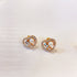 VIPA004  Heart Sparkle Earrings