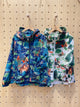 2110038 KR Forest Print Windbreaker - Navy