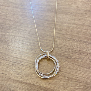 LNNE001  LN Sparkle Cycle Long Necklace