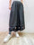 SP0035 SP Scallop Hem Brother Bear Black Denim Culottes