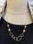 MENE0002 ME Cotton Pearls and Chain Necklace