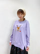 SP0055 SP Jolie Deer Embroidery Tee - Purple