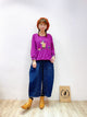2210042 PG Embroidery Cat Tee - Purple
