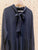 2111003 KR Tied Neck Pleated OP