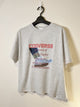 2304110 CONS EMB. Colour Print Tee - GREY