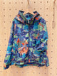 2110038 KR Forest Print Windbreaker - Navy
