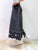 SP0035 SP Scallop Hem Brother Bear Black Denim Culottes