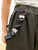 SP0035 SP Scallop Hem Brother Bear Black Denim Culottes