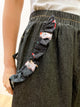 SP0035 SP Scallop Hem Brother Bear Black Denim Culottes