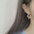 A22046 KR Pearls Half Ring Earrings