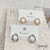 A22041 KR Pearl In Circles Earrings