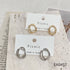 A22041 KR Pearl In Circles Earrings