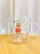 SP0036 Shika Pika Rabbits Print Glass